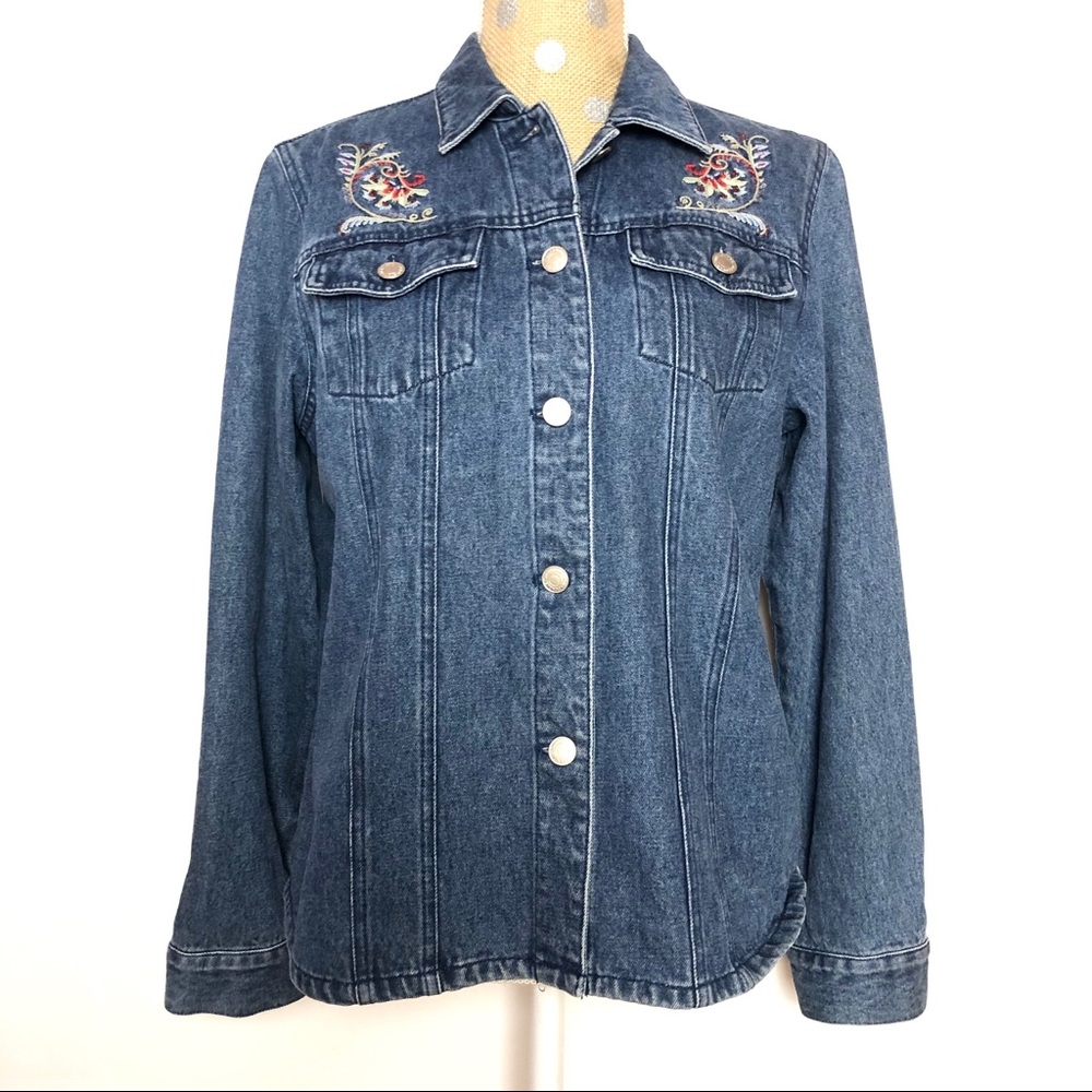 Pendleton Embroidered Jean Jacket Size M